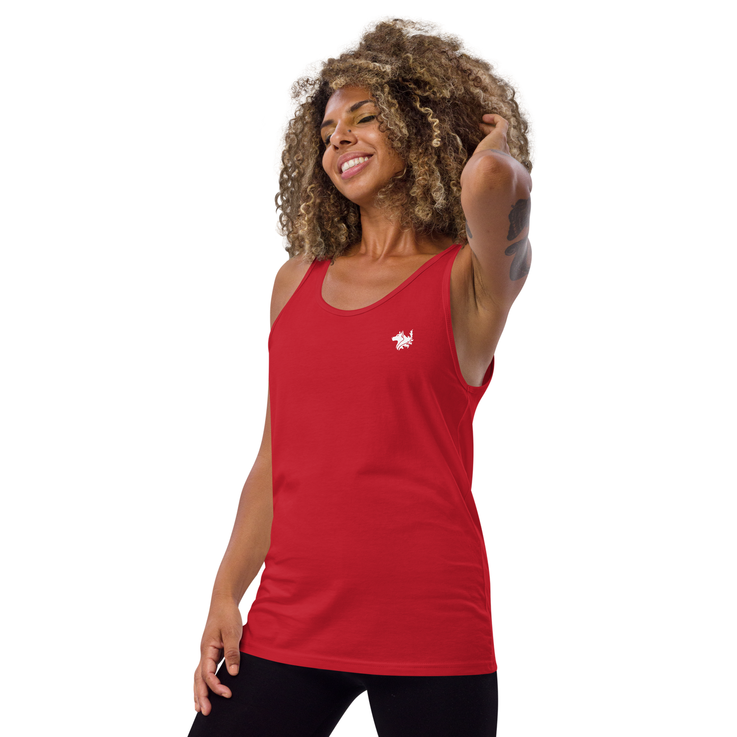 Red Women's Tank Top