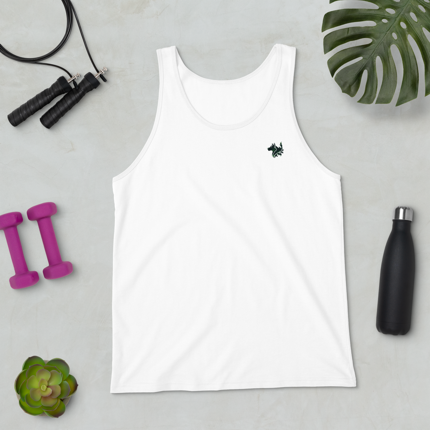 White Men's Tank Top