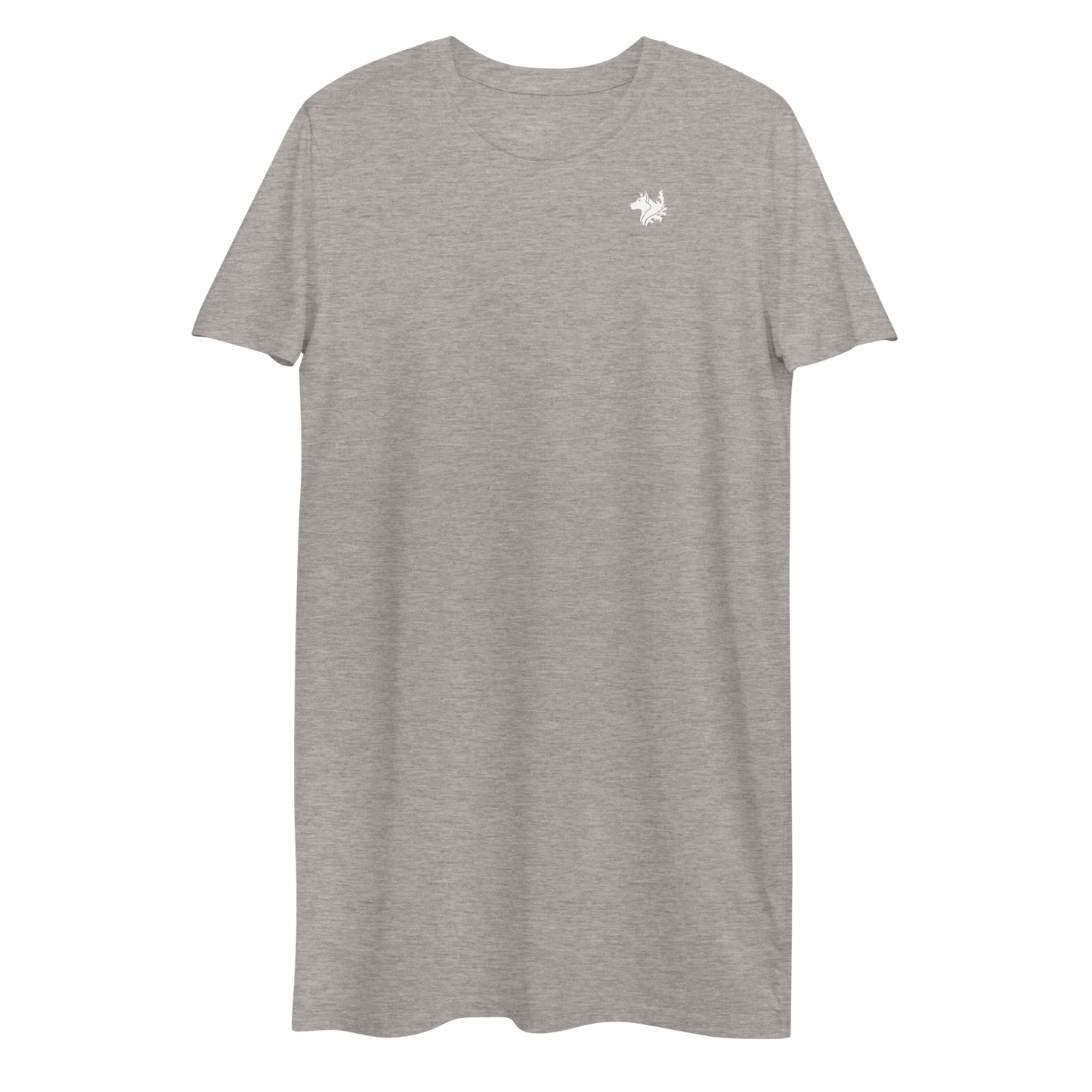 Heather Grey Women's Organic Cotton T-shirt Dress
