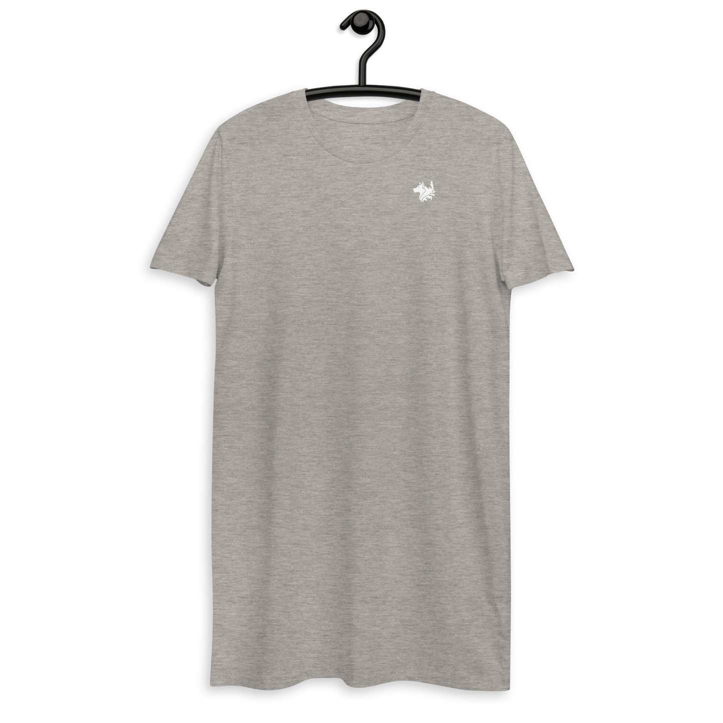Heather Grey Women's Organic Cotton T-shirt Dress