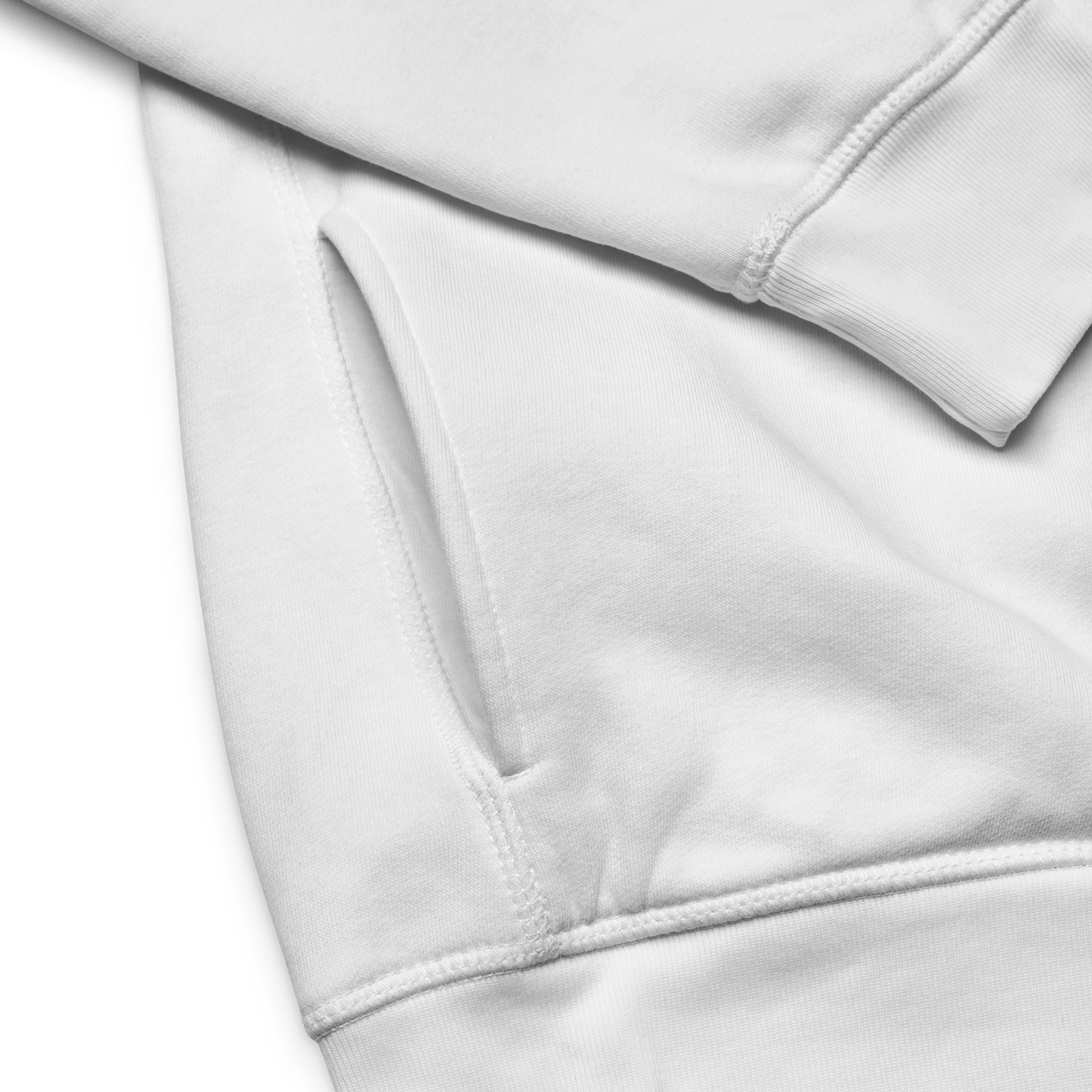 White Men's Pullover Hoodie