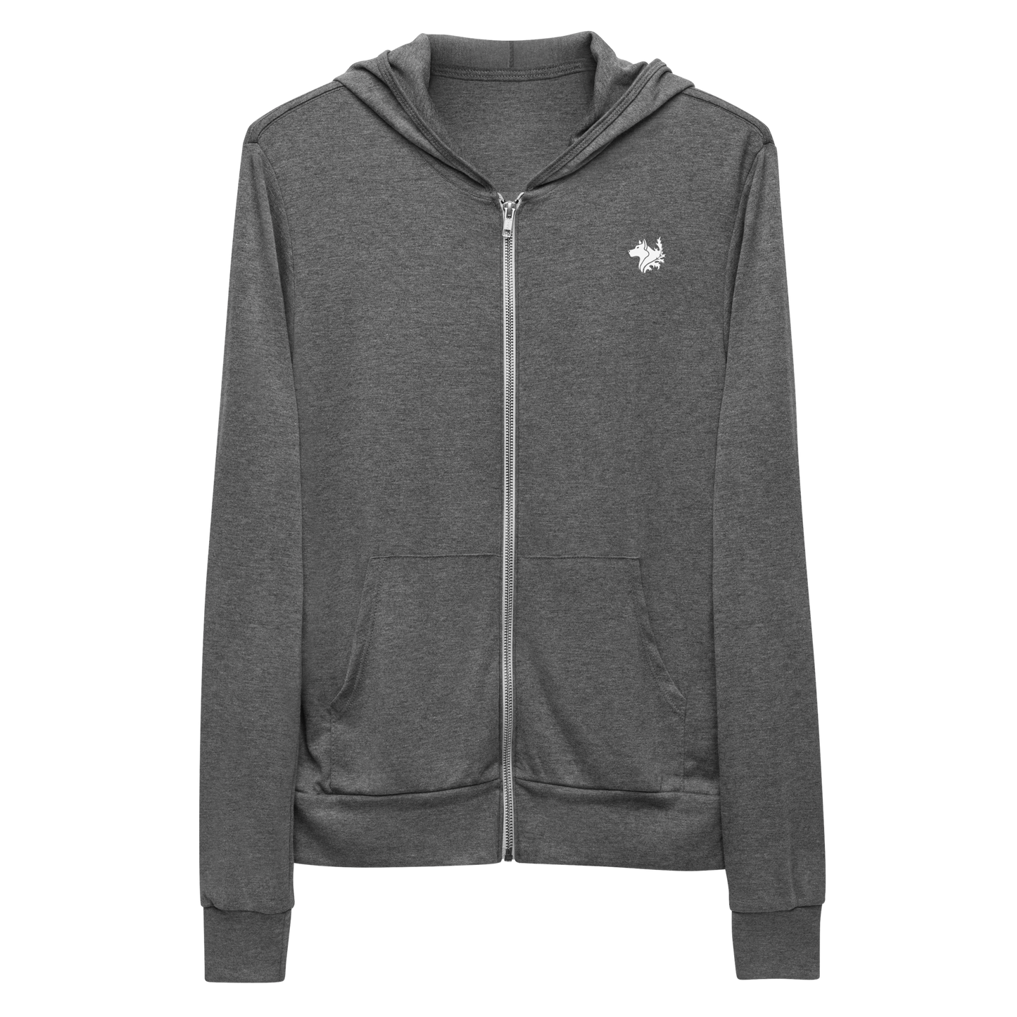 Grey Women's Zip Hoodie
