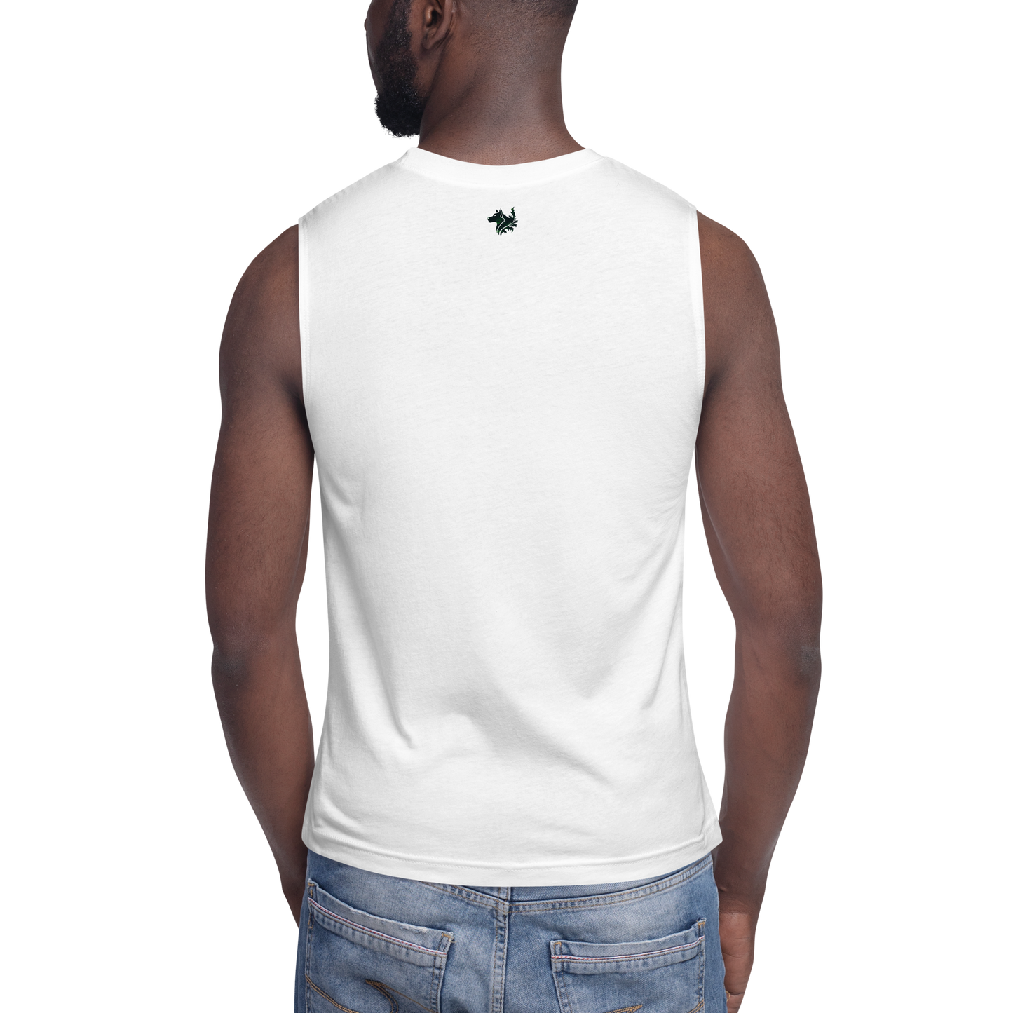 White Men's Muscle Shirt