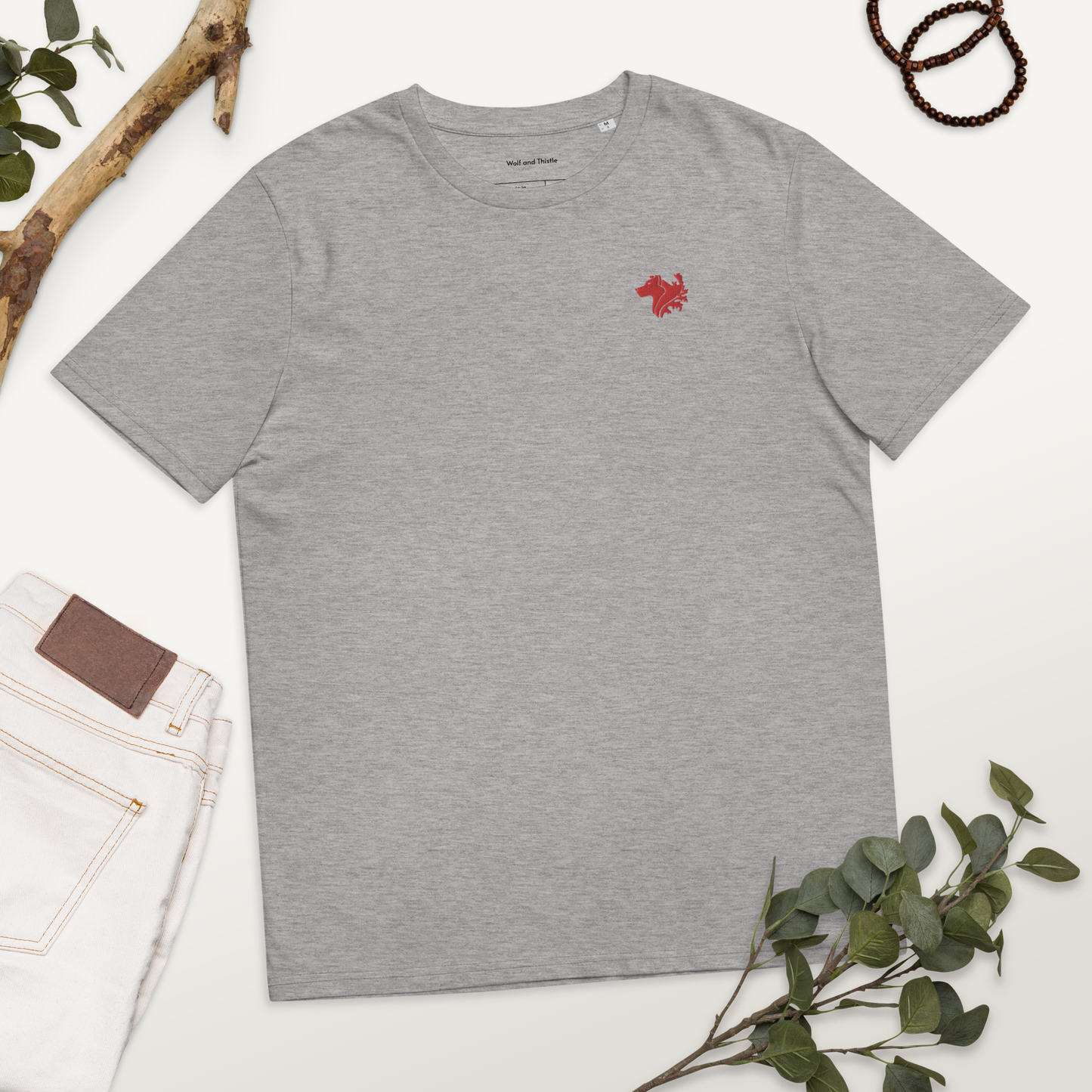 Heather Grey Men's Organic Cotton T-shirt