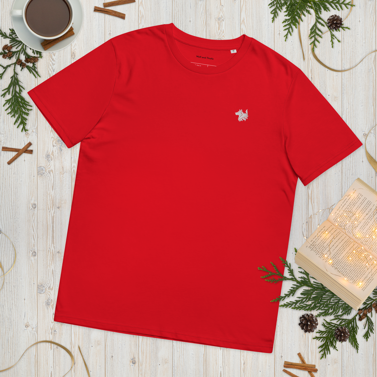 Red Men's Organic Cotton T-shirt
