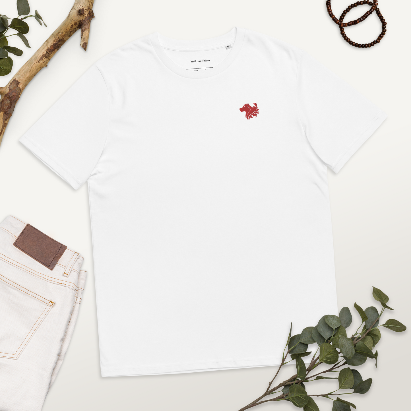 White Men's Organic Cotton T-shirt