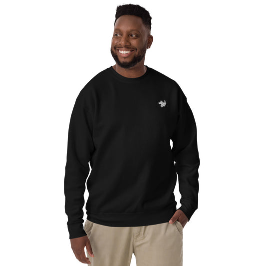 Black Men's Premium Sweatshirt