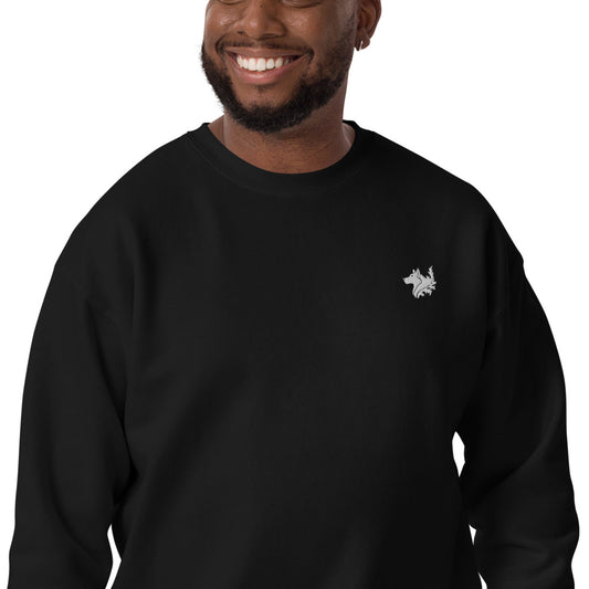 Black Men's Premium Sweatshirt