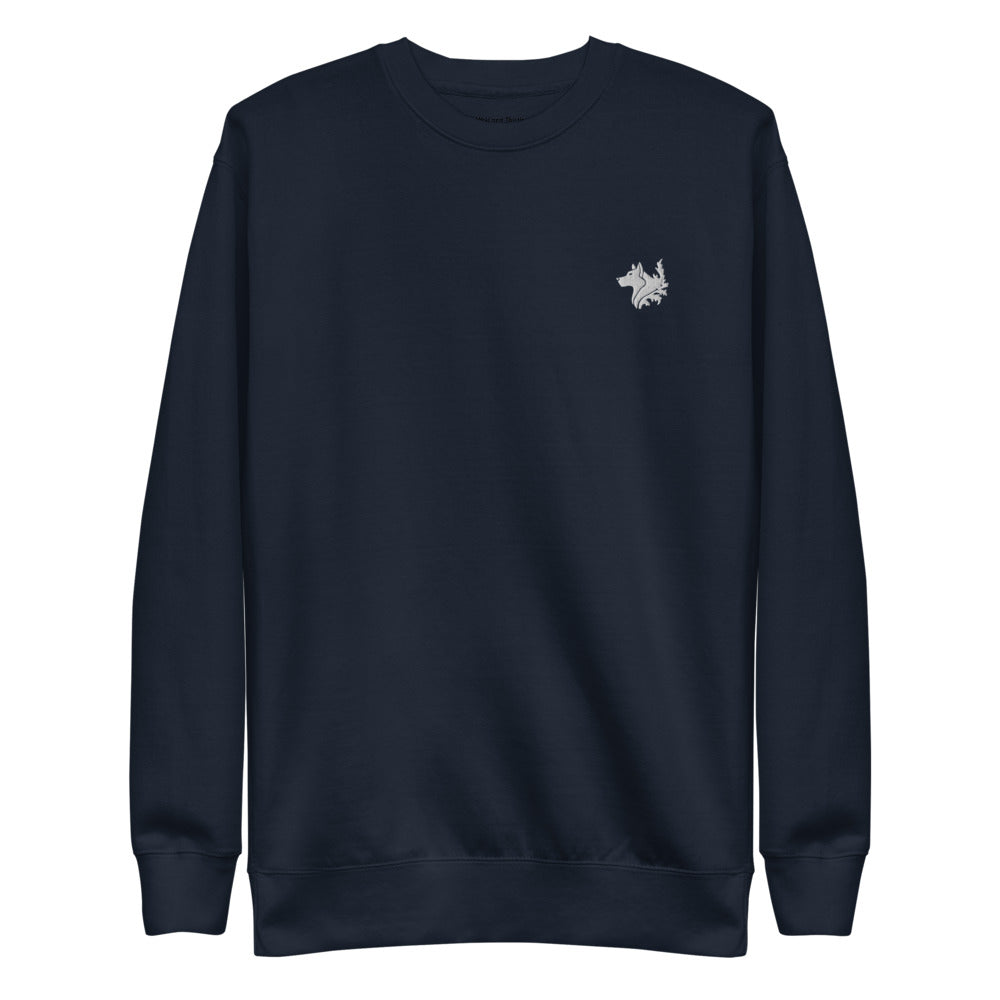 Navy Blue Men's Premium Sweatshirt