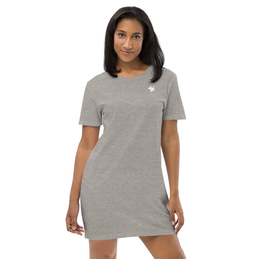 Heather Grey Women's Organic Cotton T-shirt Dress