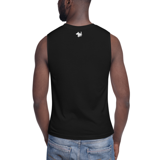 Black Men's Muscle Shirt