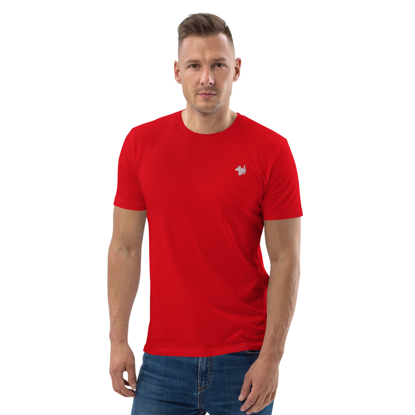 Red Men's Organic Cotton T-shirt