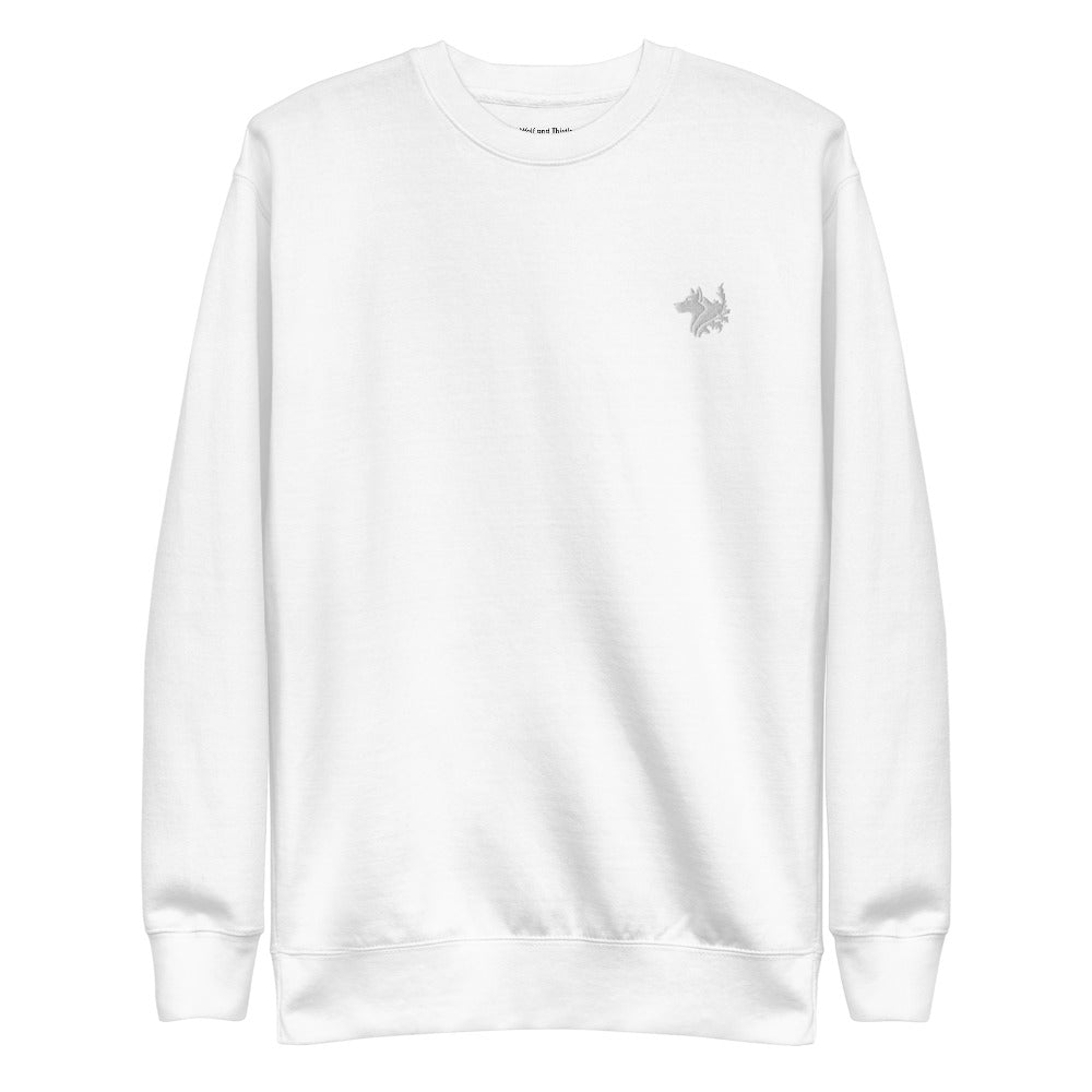 White Men's Premium Sweatshirt